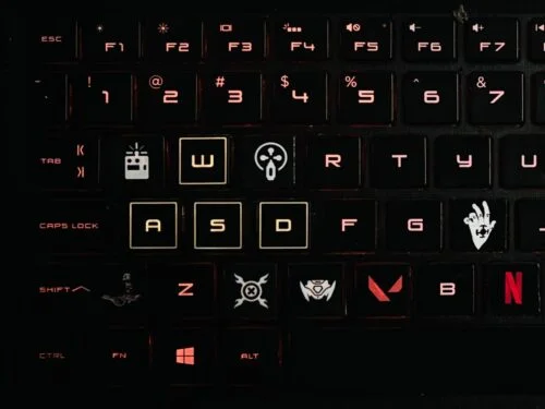 Raze Ability Keyboard Stickers – Valorant Keycap Stickers