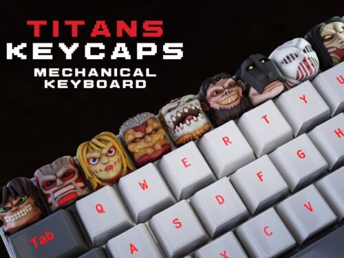 Attack on Titans Keycaps Set