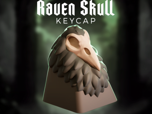 RAVEN SKULL – Aesthetic Keycap