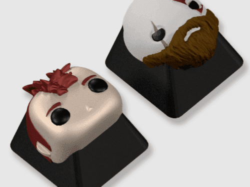 God of war keycaps - Atreus, Kratos